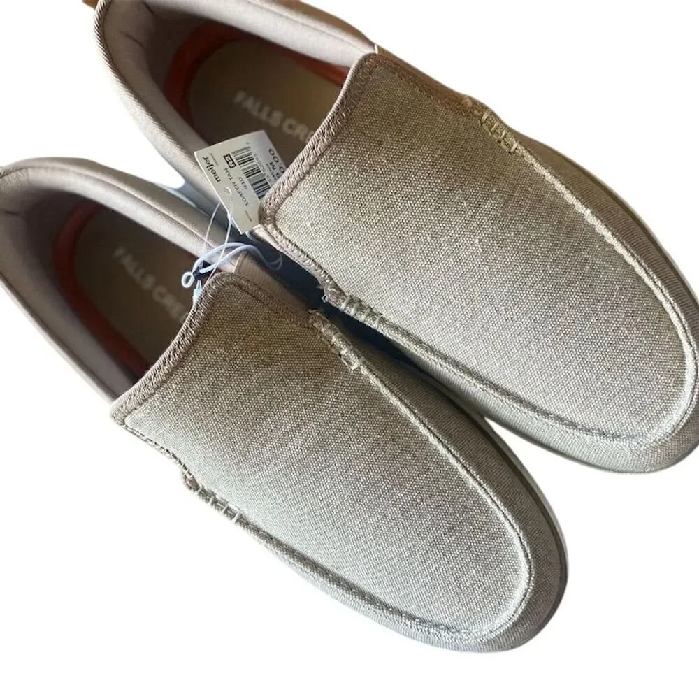 Men's Brown Loafer Slip-On Shoes Size 9M Casual Comfort Durable